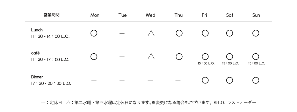 営業時間