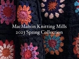 macmahon knitting mills かぎ針編み フラワー ニット（niche