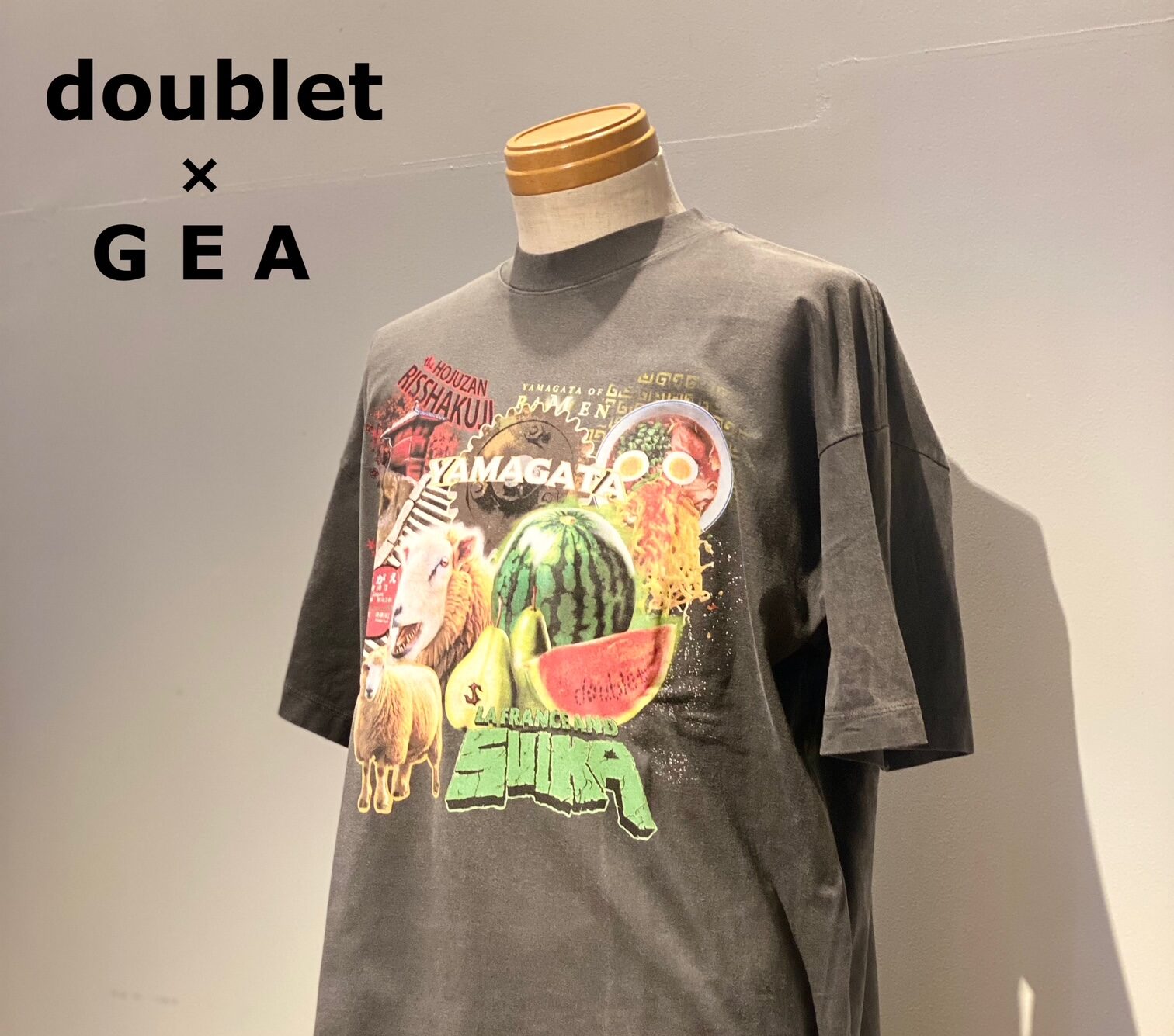 GEA1】10周年コラボ第二弾 doublet. - GEA -YAMAGATA | Sato Seni Co.Ltd